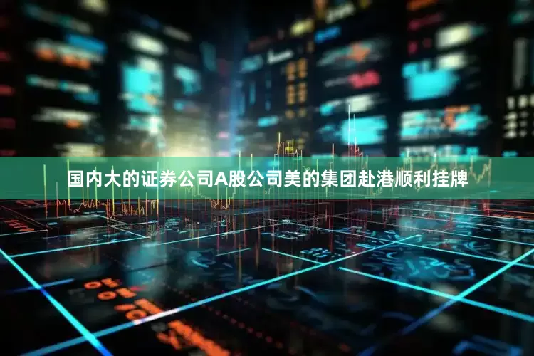 国内大的证券公司A股公司美的集团赴港顺利挂牌
